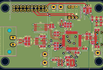 PCB board design for the avionics system